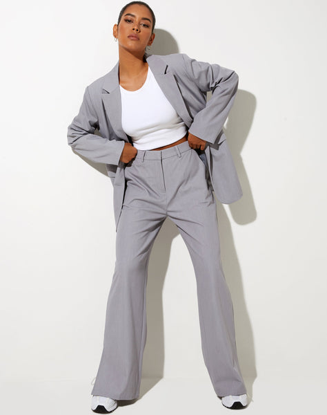 Image of Abby Trouser in Silver Grey