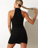 image fo Abria Bodycon Dress in Bubbe Jersey Black