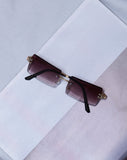 Image of Yumi Sunglasses in Black and Gold