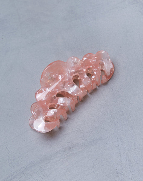 Image of Valvia Hair Claw in Pink Pearl