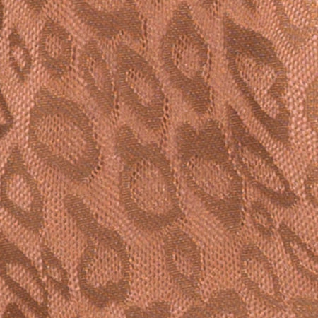 Acro Unitard in Leopard Sheen Net Caramel