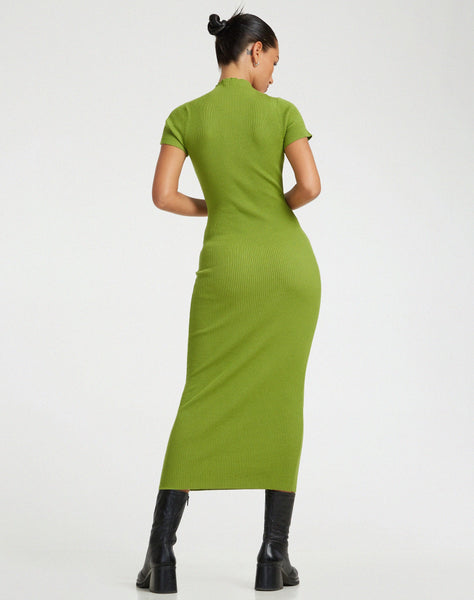 image of Afiqah Maxi Dress in Golden Lime