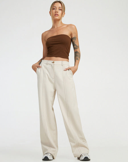 Sabara Trouser in Tailoring Cappuccino