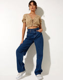 Image of Aley Crop Top in Washed Ditsy