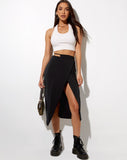 Image of Alicia Midi Skirt in Black