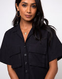 Alka Ultility Shirt in Black