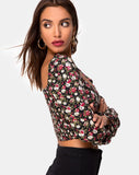 Alor Crop Top in Courtney Floral