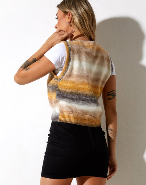 Image of Shaya Tank in Knit Mustard