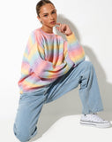 image of Ammaria Jumper in Purple and Blue