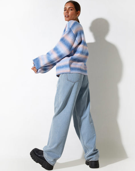 image of Ammaria Jumper in Pink and Blue