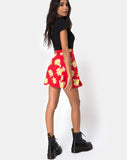 Andrea Skater Skirt in Sunny Days Red