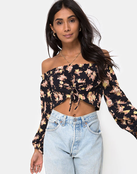 Fahrani Top in Delightful Daisy