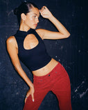 image of Annesley Crop Top in Black