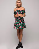 Antonia A Line Skirt in Flower Fling