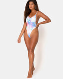 Arines Swimsuit in Tie Dye Pastel