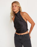 image of Ataina Top in Satin Black