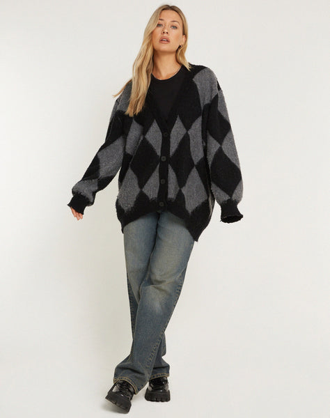 image of Aureli Cardi in Harlequin Grey and Black