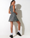 image of Avalie Mini Dress in Folk Floral