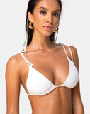 Avella Bikini Top in Ivory