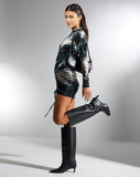 Image of MOTEL X IRIS Aviva Mini Dress in Abstract Camo