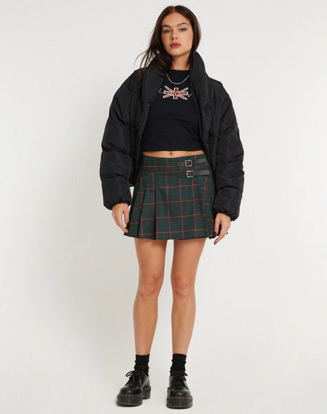 image of Skirza Skirt Tartans Green