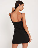 Image of Baines Mini Dress in Black