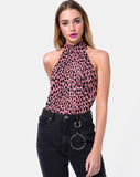 Baja Bodice in Pink Cheetah