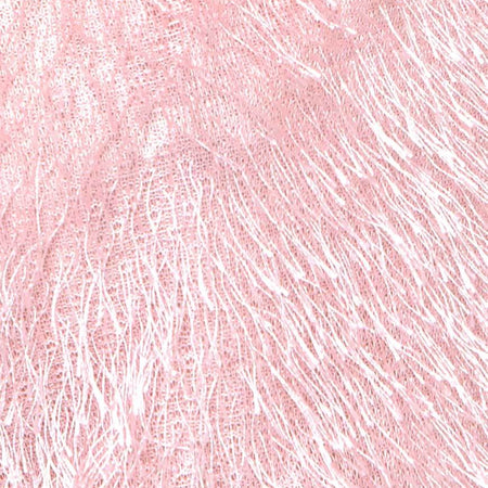 Balien Crop Top in Fringe Sugar Pink