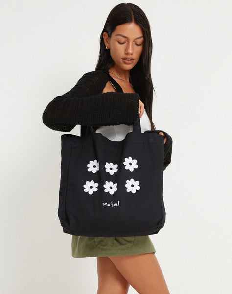 image of Barbs Tote Bag in Black Motel