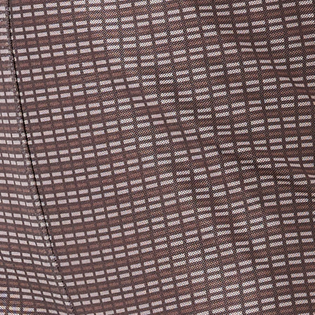 Herly Flare Trouser with Lining in Mini Check Chocolate