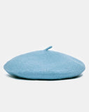 Wool Beret in Blue