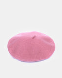 Wool Beret in Dusky Pink