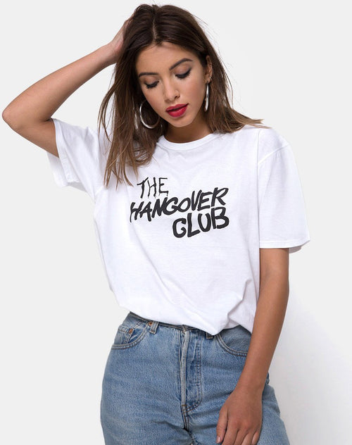 Oversize Basic Tee in Hangover Club