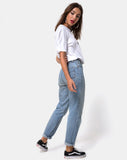 Oversize Basic Tee in Hangover Club