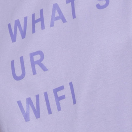 Oversize Basic Tee in What's Ur Wifi