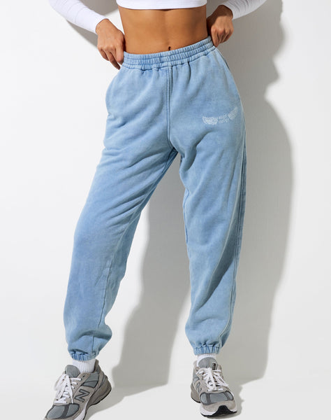 Image of Basta Jogger in Washed Blue Angel Energy Wings