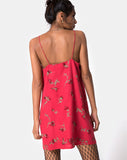 Image of Batista Slip Dress in Rouge Rose Pink