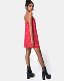 Image of Batista Slip Dress in Rouge Rose Pink