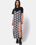 Batis Maxi Dress in Sundial Black