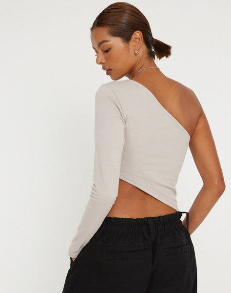 Image of Baylee Crop Top in Oat Milk