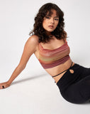 Image of Bebeka Crop Top in Sunset Melt