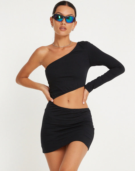 image of Belinda Mini Dress in Black