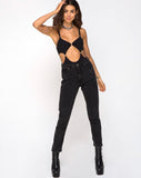 Belina Cutout Bodice in Black