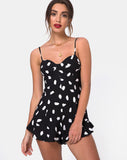 Berji Playsuit in Diana Dot Black