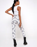 Beth Trouser in Bandana Ecru Placement