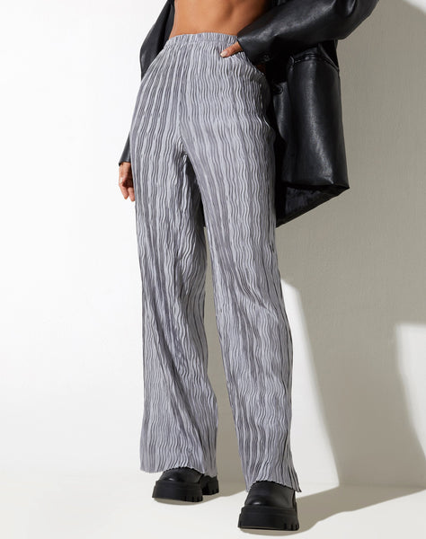 IMAGE OF Bian Trouser in Crinkle Silver