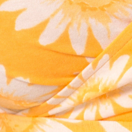 Biaz Wrap Crop in Sunkissed Floral Yellow