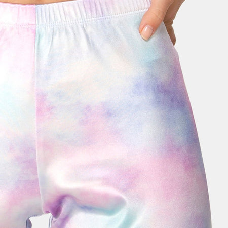 Bike Short in Pastel Tie Dye