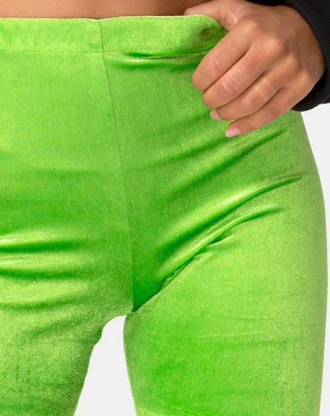 Bike Short in Velvet Lime