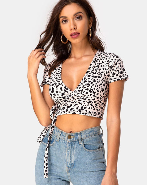 Bilen Crop Top in Wild Thing